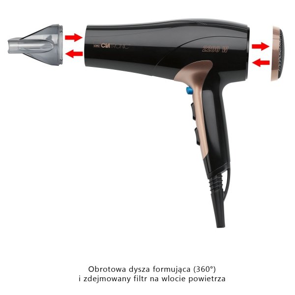 Suszarka do włosów Clatronic HT 3661
