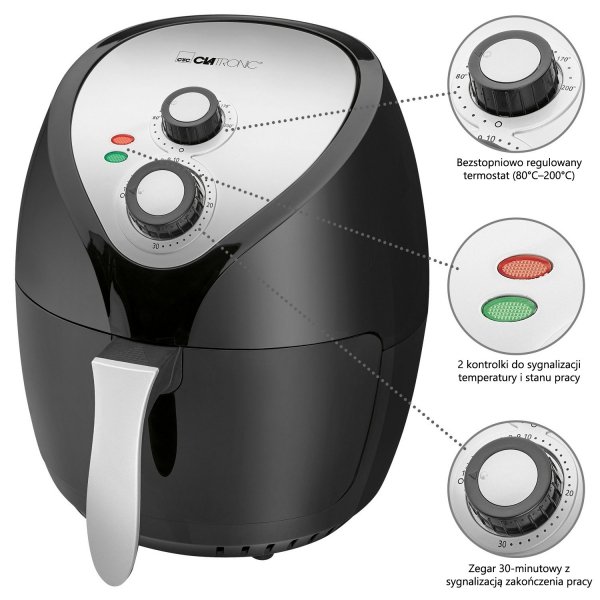 Frytkownica beztłuszczowa Clatronic FR 3699 H