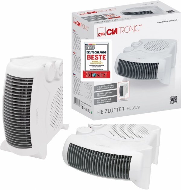 Termowentylator farelka grzejnik elektryczny 2000 W Clatronic HL 3379
