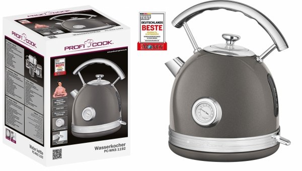 Czajnik elektryczny 1,7L ProfiCook PC-WKS 1192 Antracyt