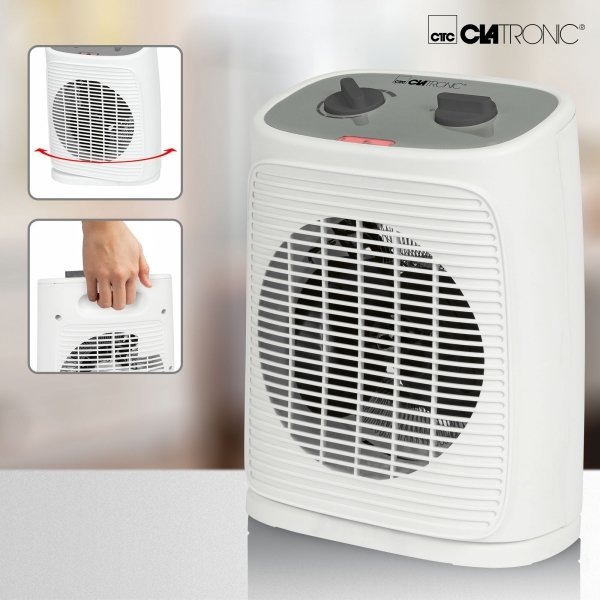 Termowentylator, grzejnik elektryczny 2000 W Clatronic HL 3762