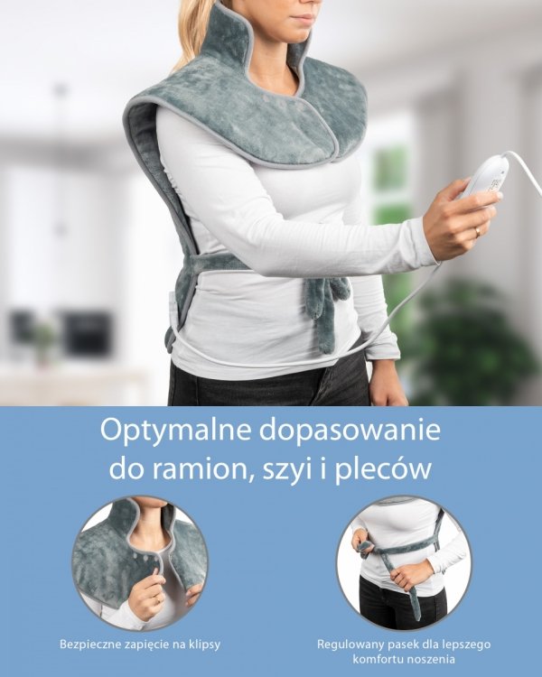 Kamizelka rozgrzewająca, ocieplacz karku, barków oraz pleców ProfiCare PC-RNH 3107