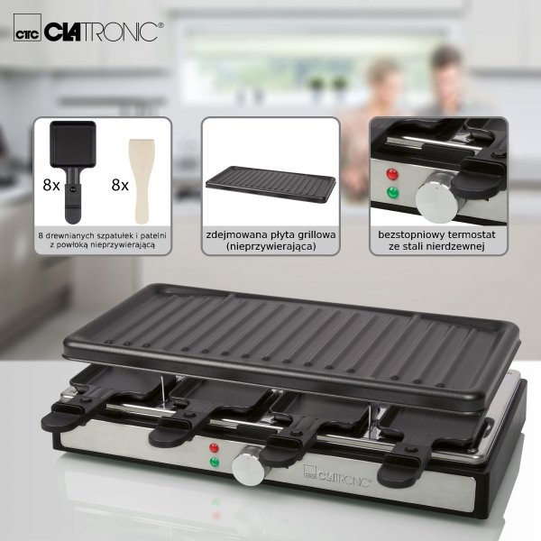 Elektryczny grill raclette Clatronic RG 3757