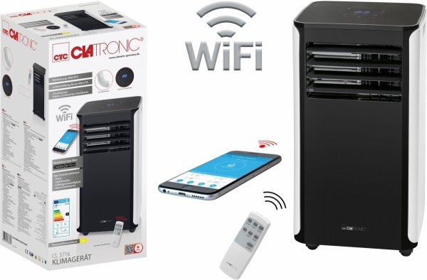 Klimatyzator przenośny  WiFi Clatronic CL 3716 Kontrola Głosem