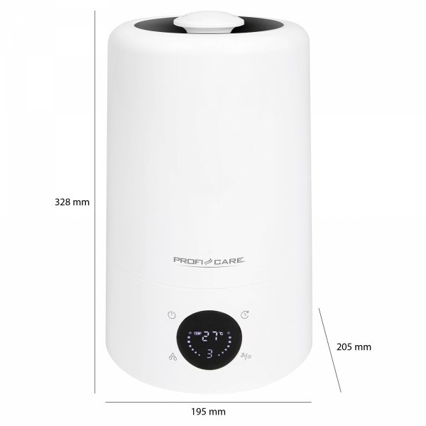 Ultradźwiękowy nawilżacz powietrza ProfiCare PC-LB 3077