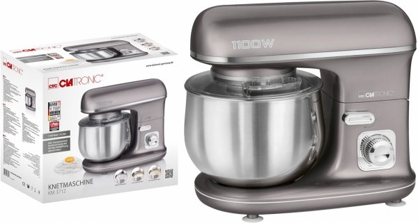 Planetarny mikser robot kuchenny Clatronic KM 3712 (szary)