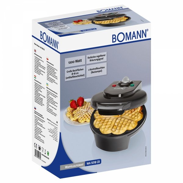 Gofrownica Bomann WA 5018 CB (czarna)