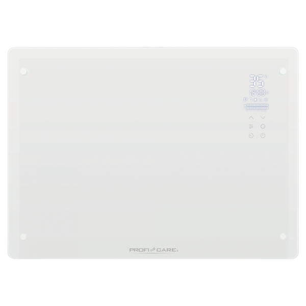 Szklany grzejnik konwektorowy ProfiCare PC-GKH 3118 (biały)