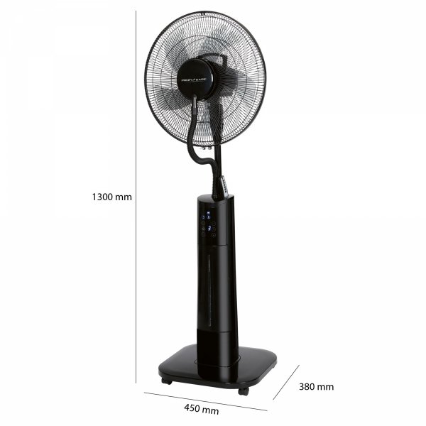Podłogowy wentylator stojący z nawilżaczem WIFI ProfiCare PC-VL 3089 LB (40cm)