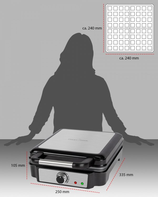 Gofrownica ProfiCook PC-WA 1241