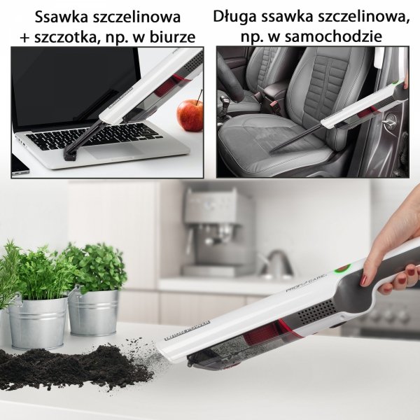 Ręczny odkurzacz akumulatorowy ProfiCare PC-AKS 3102