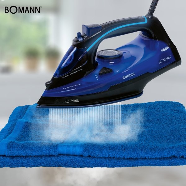 Żelazko parowe, ceramiczne 2800 W Bomann DB 6038 CB