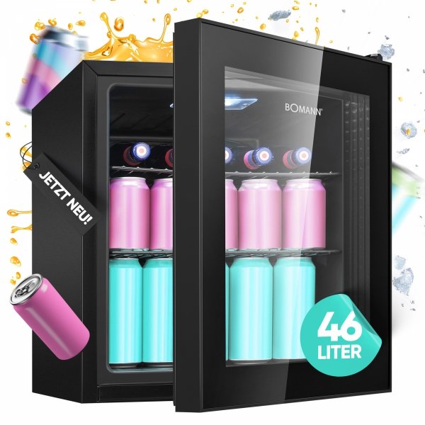 Lodówka chłodziarka witryna chłodnicza do napojów Bomann KSG 7291