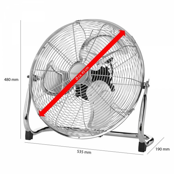 Wentylator podłogowy cyrkulator powietrza ProfiCare PC-VL 3066 WM Ø 45 cm
