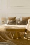 Beige Tagesdecke 220x140 Bergen