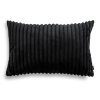 Dekoratives Kissen in Schwarz, 60x40 cm, Colet.
