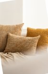 Gelbes Set aus 3 dekorativen Kissen Teli