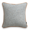 Szara poduszka dekoracyjna WOOL 45X45