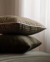 Cozy duża zielona poduszka dekoracyjna boucle 50x50