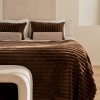 White Set of 5 Decorative Bedroom Pillows - Calm