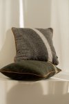Zielona poduszka dekoracyjna WOOL 45X45