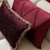 Touch decorative cushion burgundy 60x40 MOODI