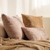 Beige Set of 3 Decorative Pillows Tisimi