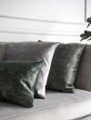 Glossy Grey Decorative Pillow 45x45