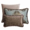 Beige Set of 3 Decorative Pillows Tisimi