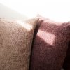 Cream-Pink Set of 5 Decorative Bedroom Cushions
