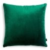 Velvet ciemno zielona poduszka dekoracyjna 45x45