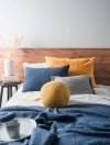 Cozy granatowa poduszka dekoracyjna 60x40