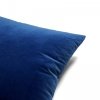 Velvet granatowa poduszka dekoracyjna 50x30