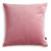 Velvet różowa poduszka dekoracyjna 45x45
