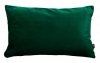 Velvet ciemno zielona poduszka dekoracyjna 50x30