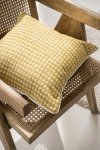 Żółty zestaw 5 poduszek dekoracyjnych do sypialni Cord 
