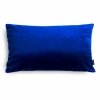 Velvet Niebieska poduszka dekoracyjna 50x30