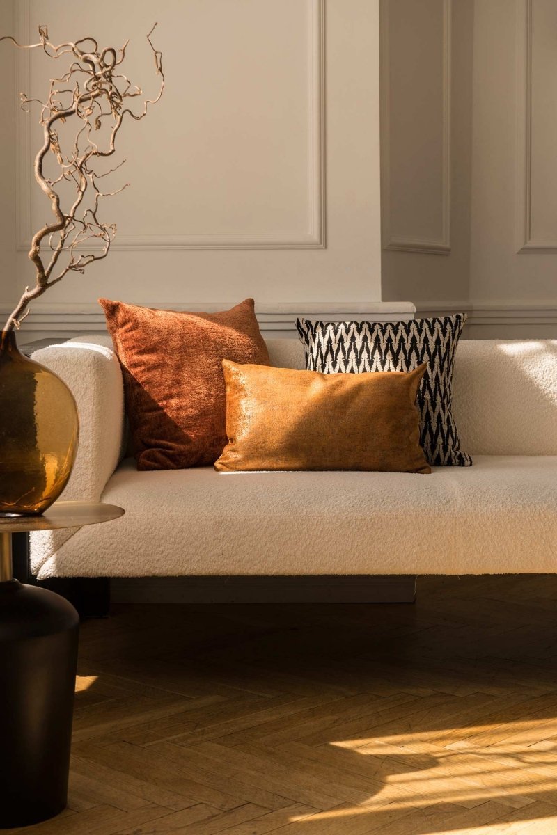 Copper Black Decorative Pillow Set Nava Poduszkowcy.pl