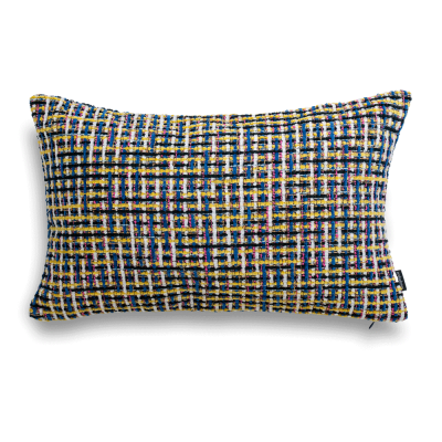 Teli Black-Gray Decorative Pillow 50x30
