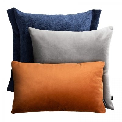 Navy and Rust Decorative Cushion Set