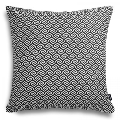 Black and White San Remo Garden Pillow 45x45