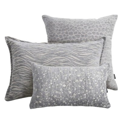 Grey Decorative Pillow Set Calm