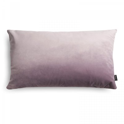 Velvet light purple decorative cushion 50x30