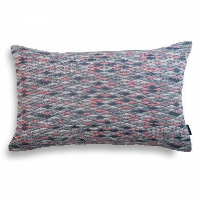 Diamante szaro-różowa poduszka dekoracyjna  50x30