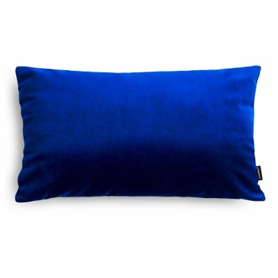 Velvet Niebieska poduszka dekoracyjna 50x30