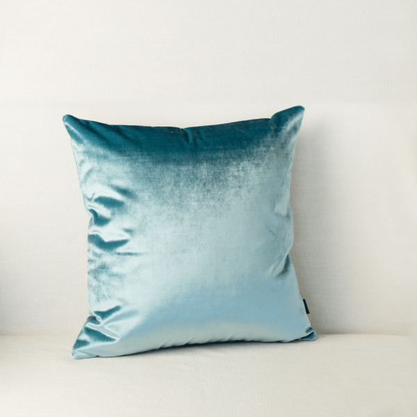 Hellblaues Schimmerndes Dekokissen 40x40 ZERO WASTE ZW027