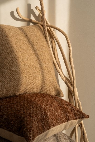 Beiges Dekokissen NOLA 45x45