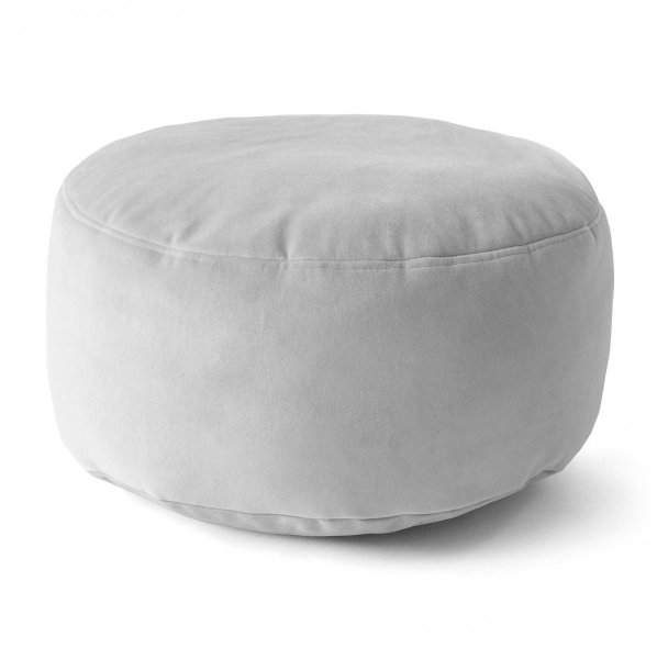 Graue Kinderpouf 45x20 cm