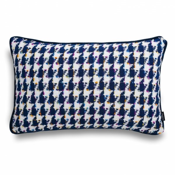 Grey Melange Wool Cushion 60x40