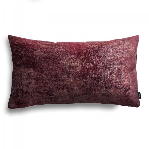 Stone burgundy decorative pillow 50x30